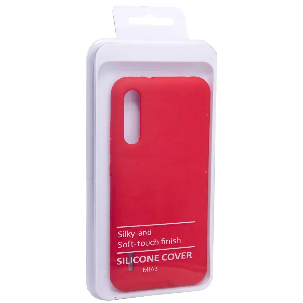 Original Silicone Case Xiaomi Mi A3 — Black - фото 3