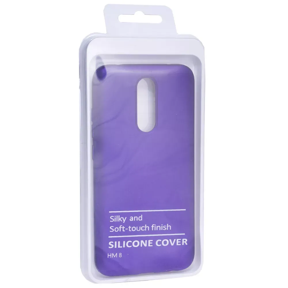 Original Silicone Case Xiaomi Redmi 8 — Pink - фото 3