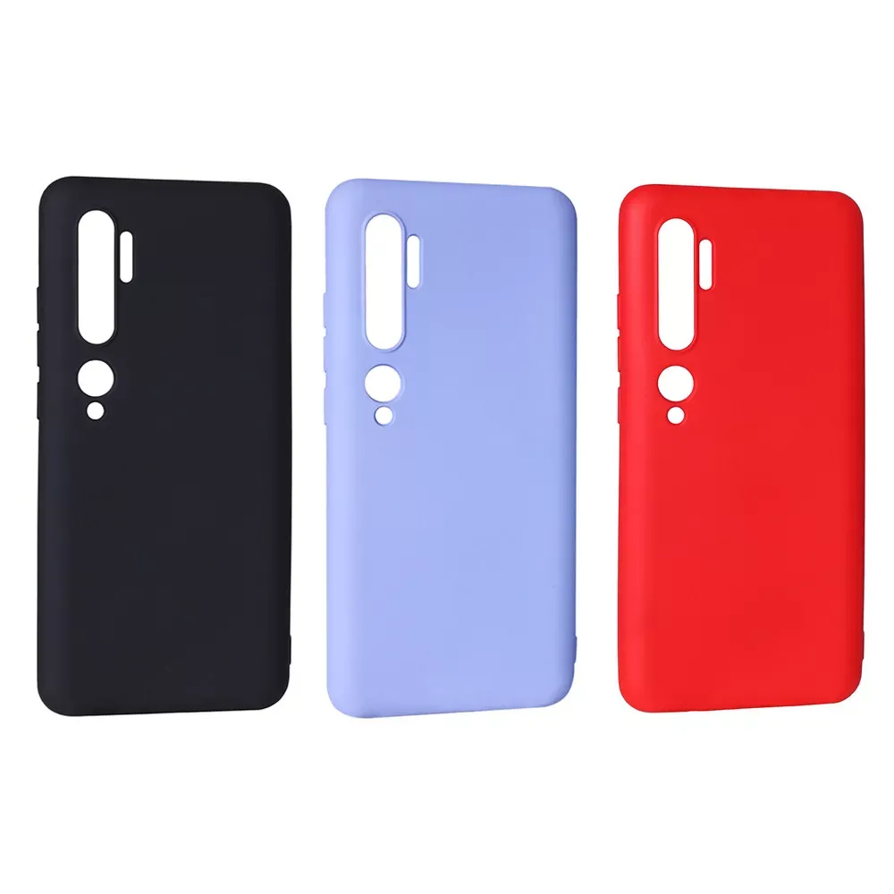Soft Touch TPU Case Xiaomi Mi Note 10 — Red - фото 3
