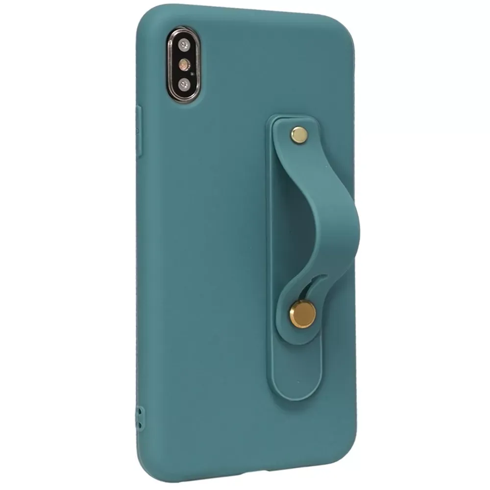 Arm Holder Silicone Case Xiaomi Redmi 7 — Brown - фото 4