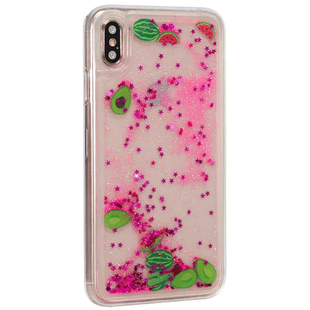 Avocado с блестками TPU Case Xiaomi Redmi Go — Pink — Различные Xiaomi Redmi Go