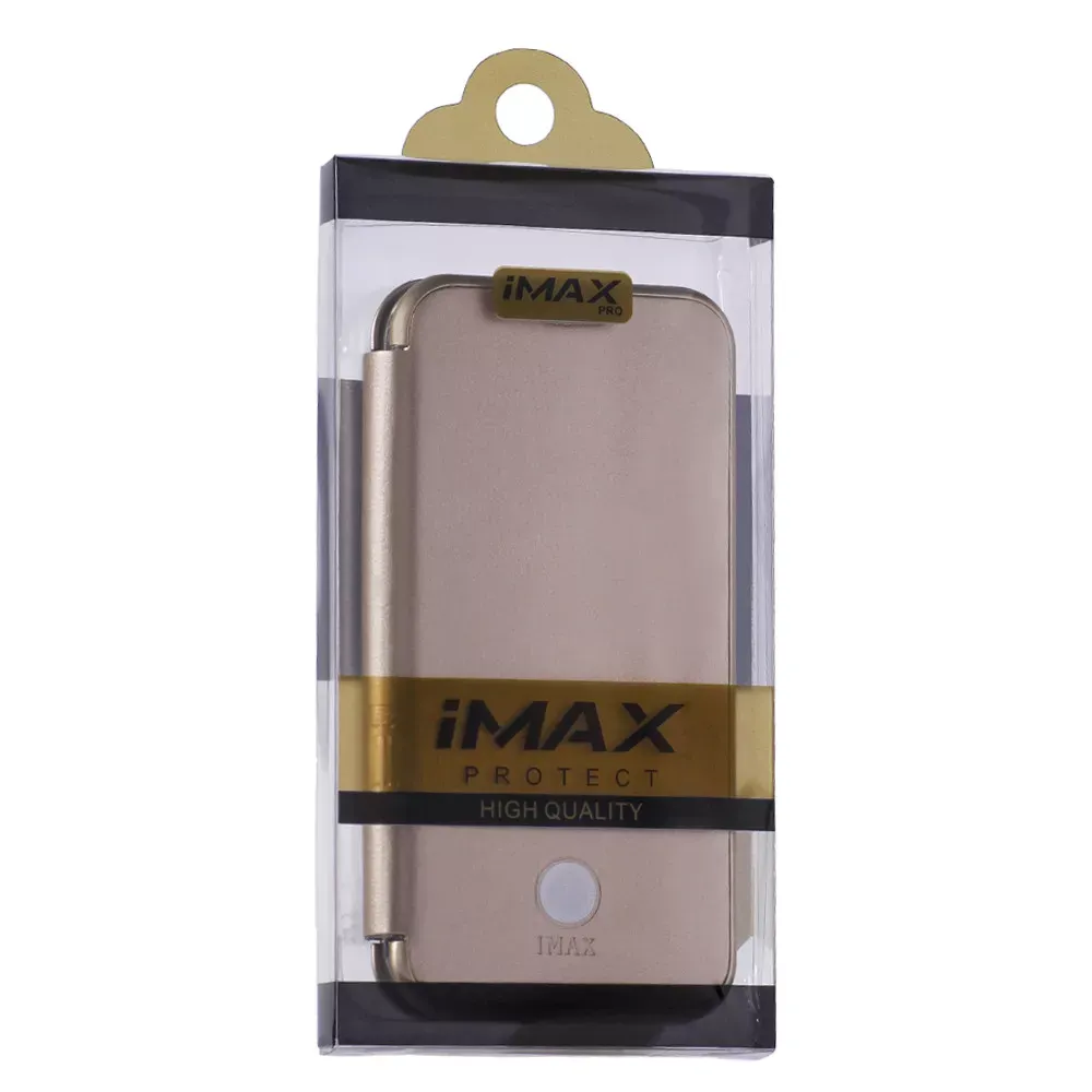 Leather Book Case Xiaomi Redmi Note 5A iMax L — Gold - фото 3