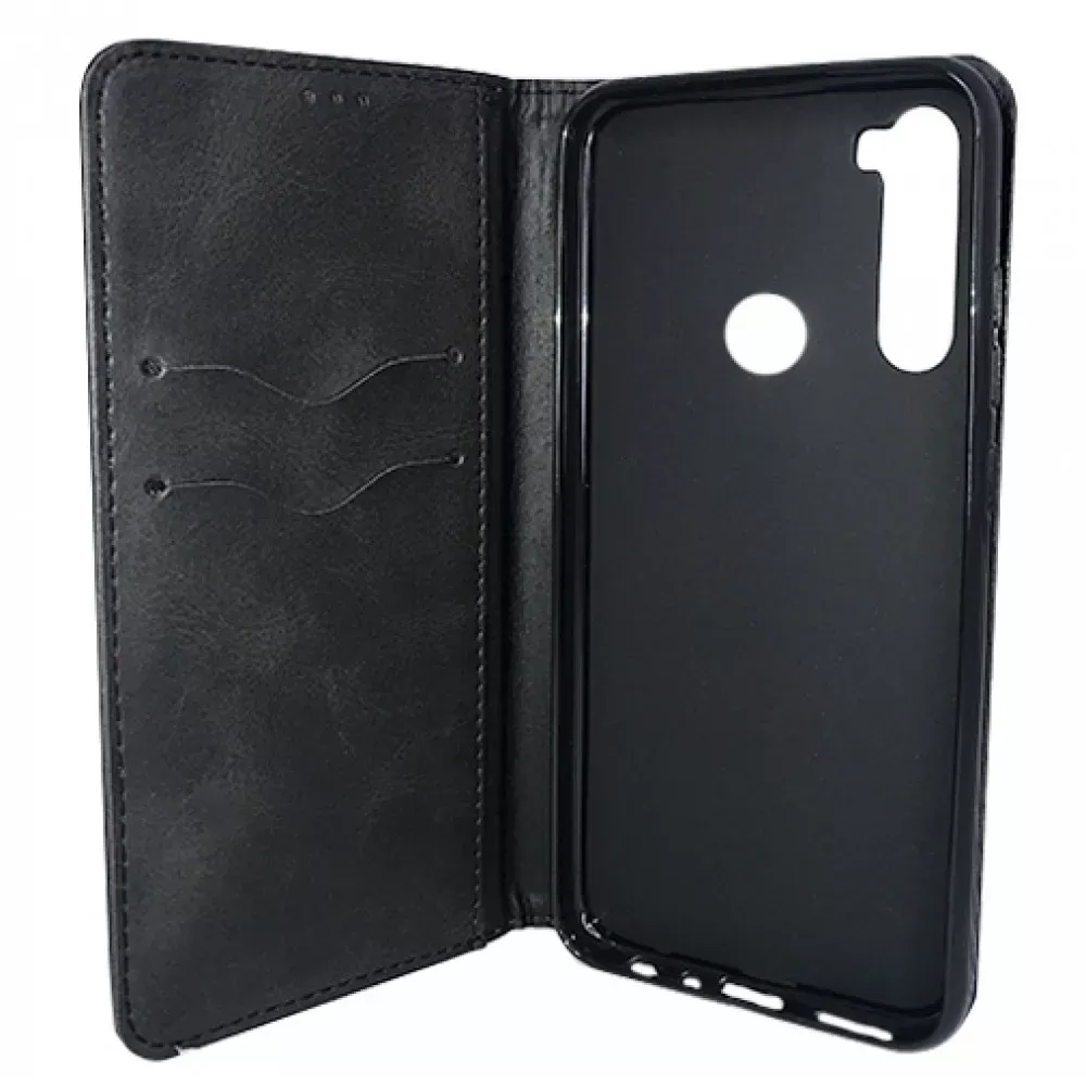 Leather Book Case Xiaomi Redmi Note 8 — Black - фото 3
