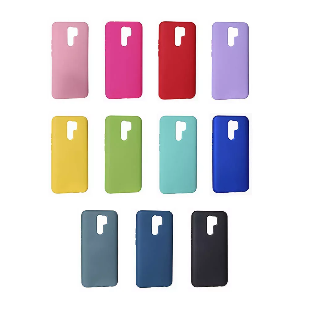 Original Silicone Case Xiaomi Redmi 9 — Red (14) - фото 3