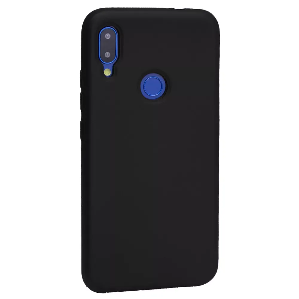 Original Silicone Case Xiaomi Redmi Note 7 — Black — Различные Xiaomi Redmi Note 7