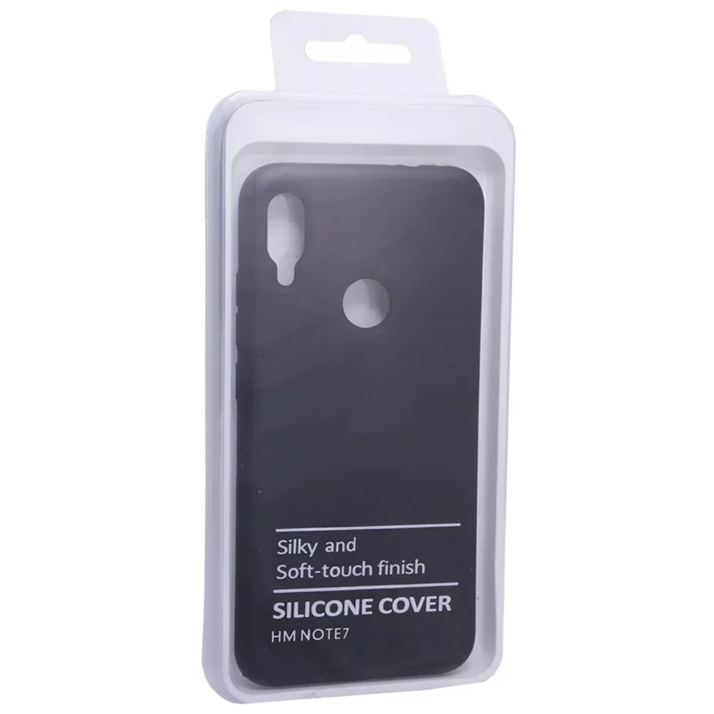 Original Silicone Case Xiaomi Redmi Note 7 — Red - фото 3