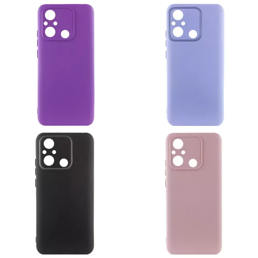 Soft Touch TPU Case Xiaomi Redmi 12C — Dark Purple - фото 3