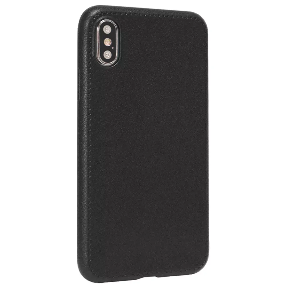 TPU Slim Leather Case Xiaomi Redmi 7 — Black — Различные Xiaomi Redmi 7