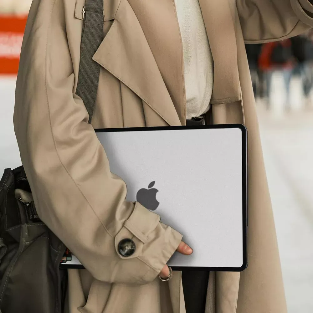 TPU+PC HardShell Case MacBook Air 13.6" A2681 — Gray - фото 4