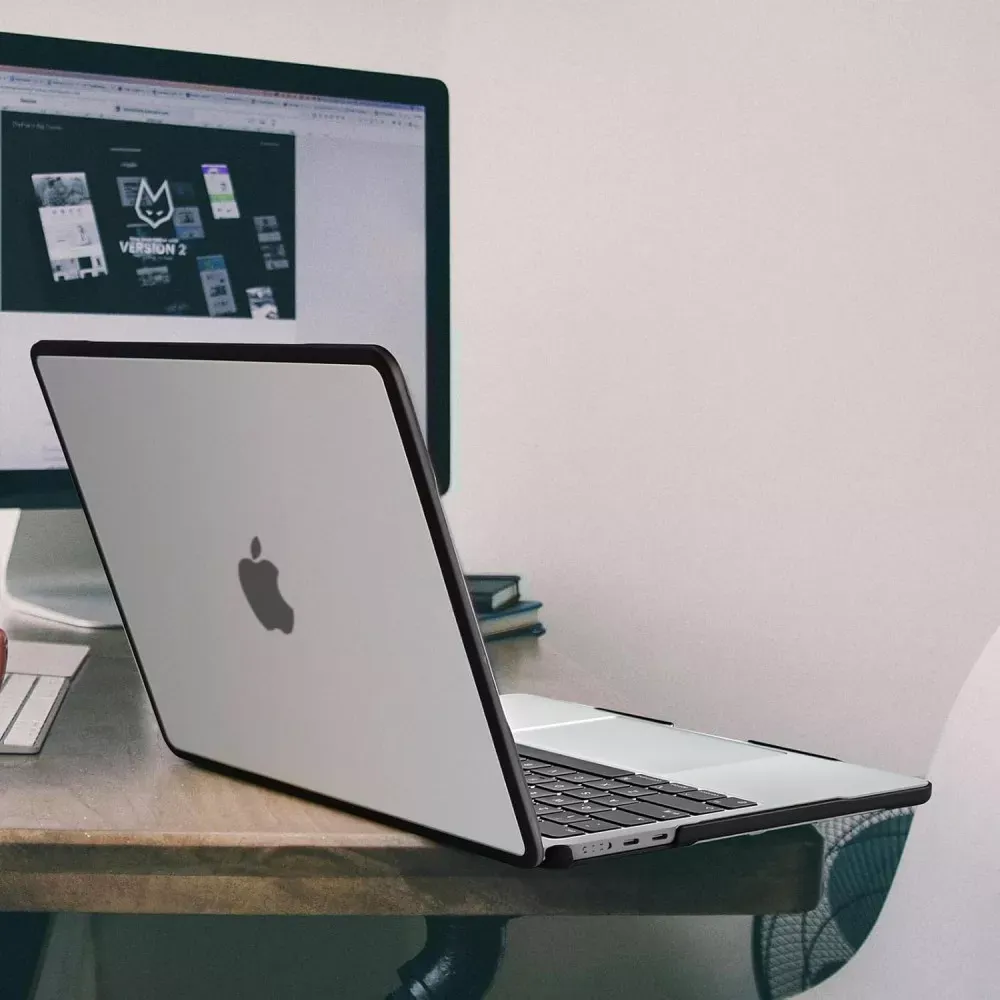 TPU+PC HardShell Case MacBook Air 13.6" A2681 — Gray - фото 6