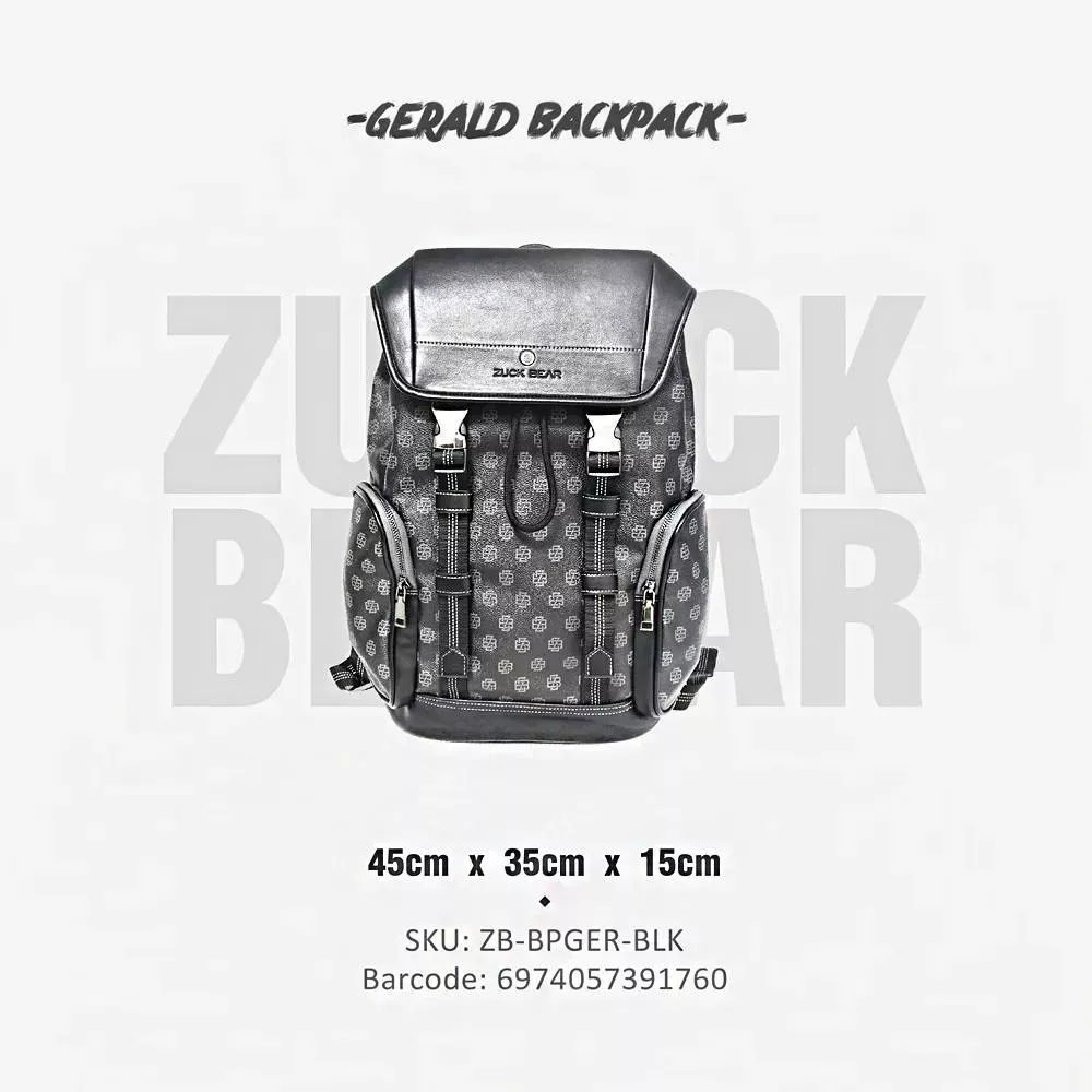 Сумка Polo Zuck Bear Gerald Backpack Black - фото 4