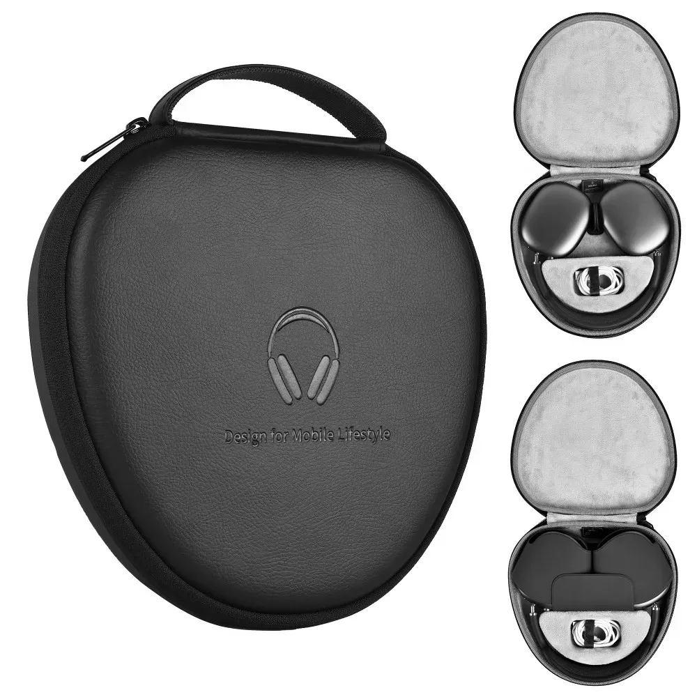 Сумка — WiWU Ultrathin Smart Case for Airpods Max — Black — фото 5