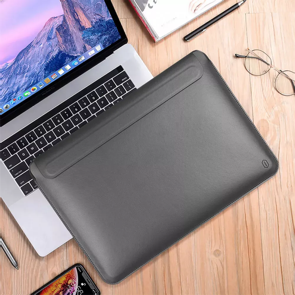 Сумка 13.3 Skin Pro Portable Stand Sleeve Bag — Blue — фото 5