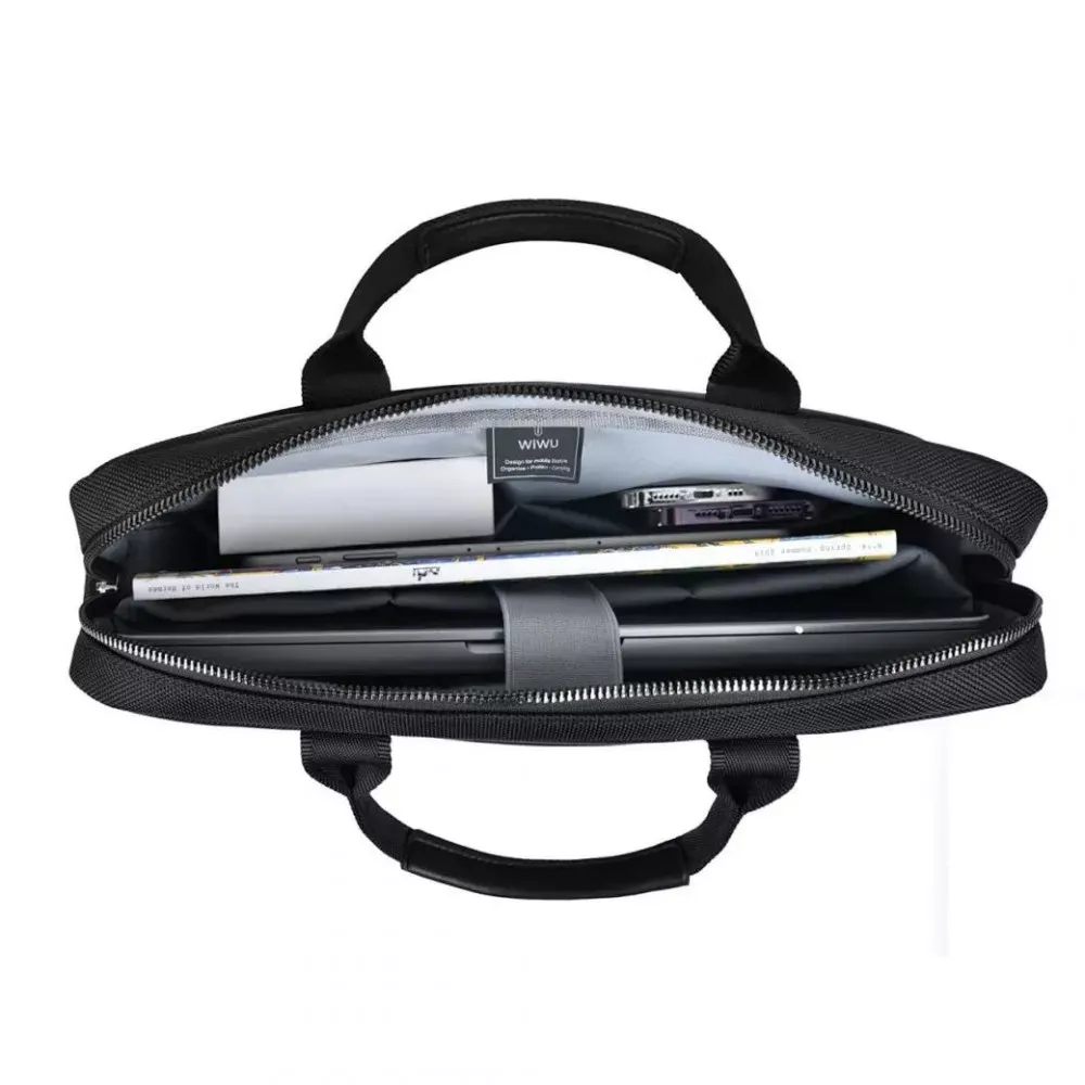 Сумка 15.6'' WiWU Hali Laptop Bag — Black - фото 5