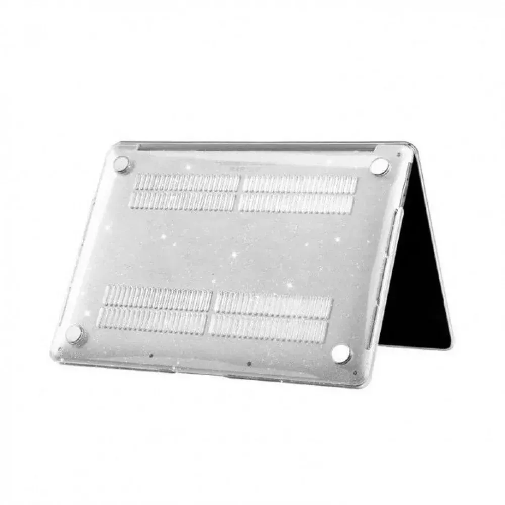 Glitter Protective Case MacBook Air 13.3" A1932 ; A2179 ; A2337 — Clear - фото 3