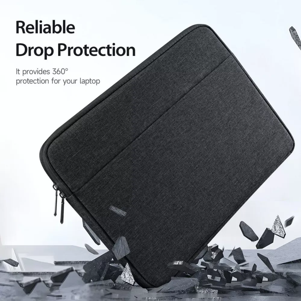 Сумка 15.5'' (16'') — LBDB Series Horizontal Sleeve Laptop  — Black - фото 7