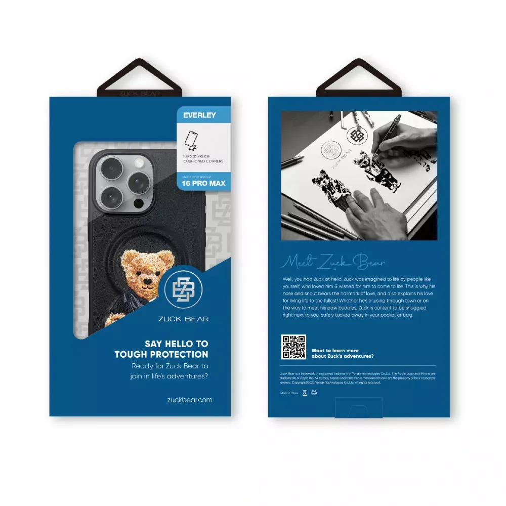 Polo Everley Leather Case iPhone with Magsafe 16 Pro Max — Black - фото 3