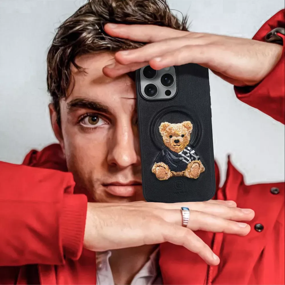 Polo Everley Leather Case iPhone with Magsafe 16 Pro Max — Black - фото 5