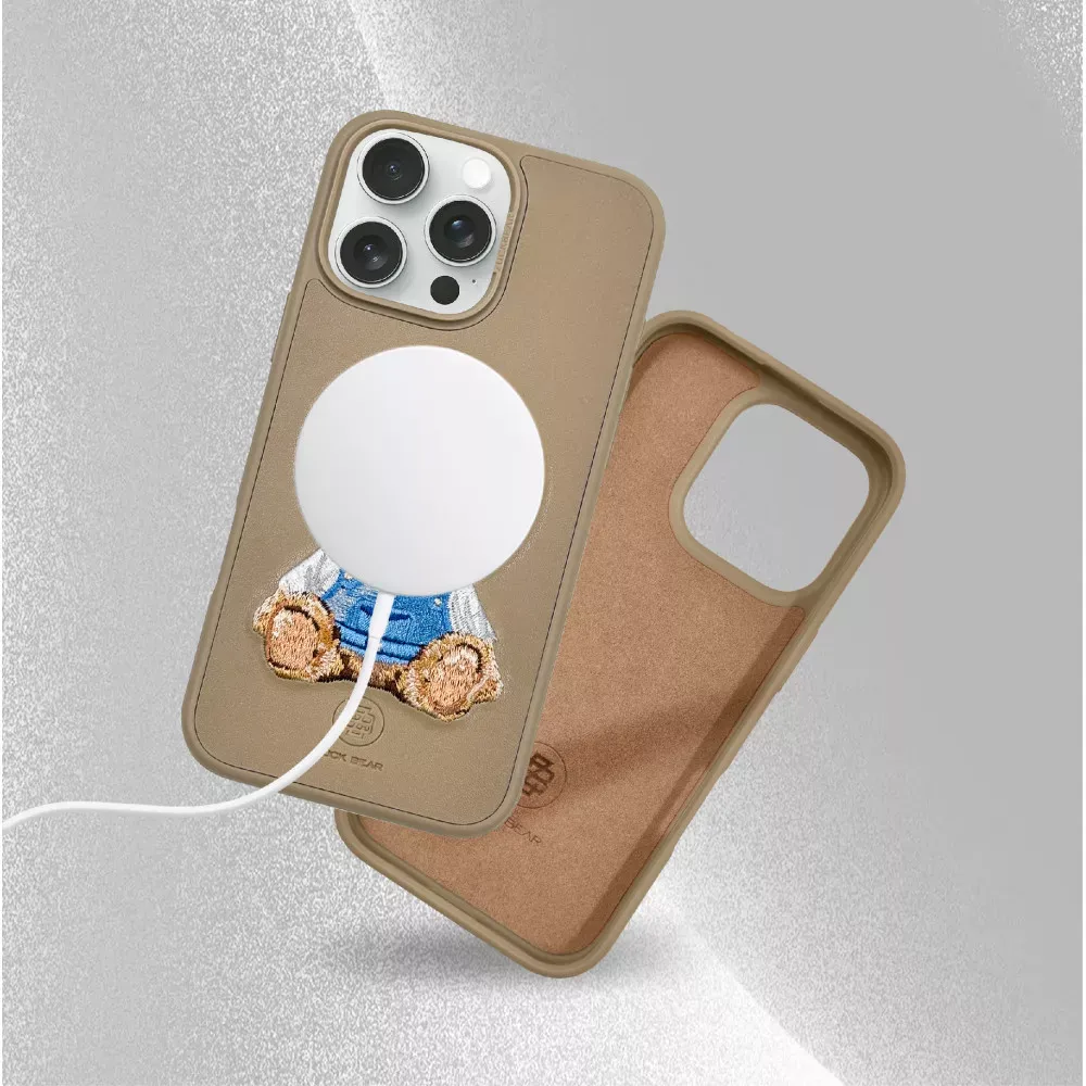 Polo Everley Leather Case with Magsafe iPhone 16 Pro — Champaign Gold - фото 6