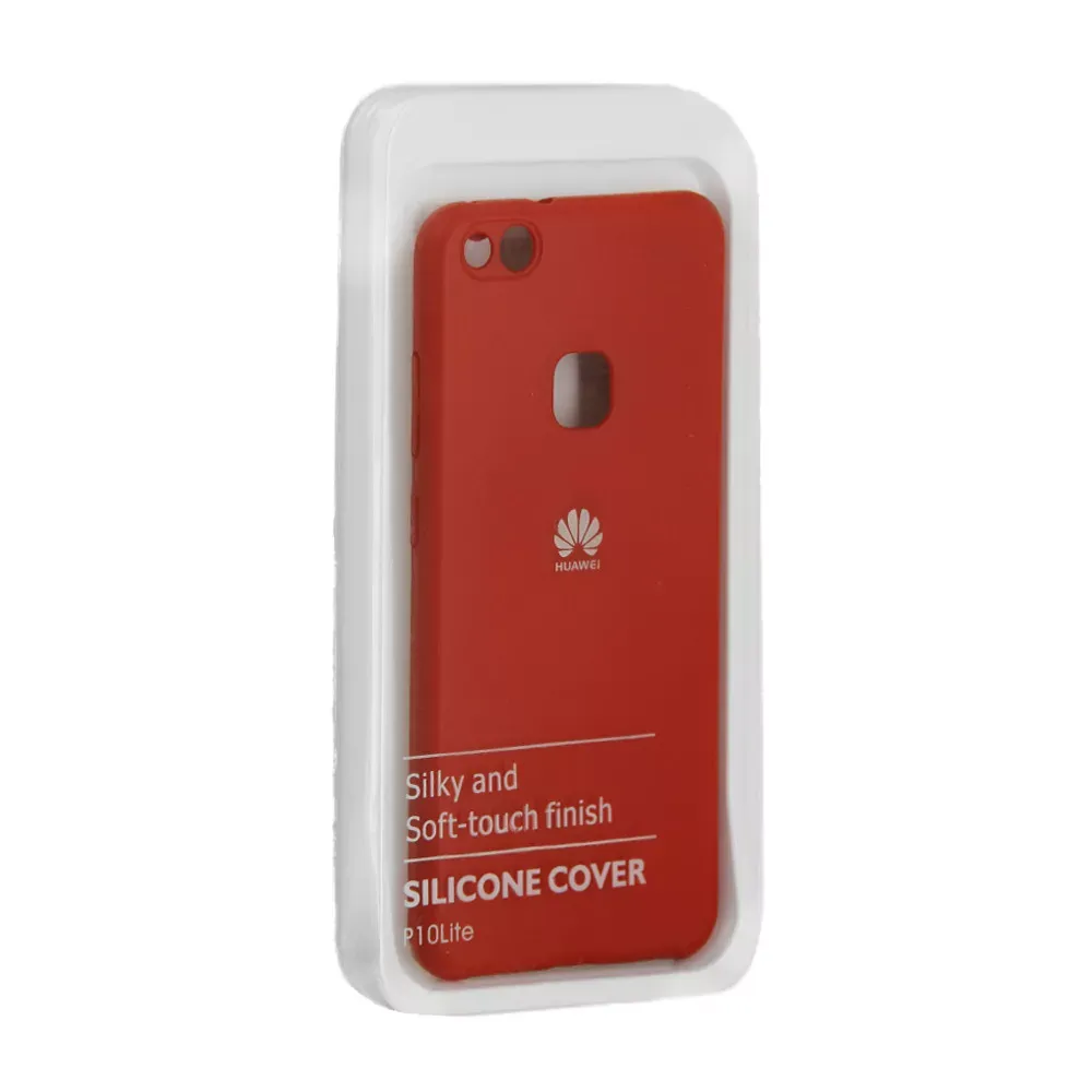 Original Silicone Case Huawei Y5 2017 — Red - фото 3