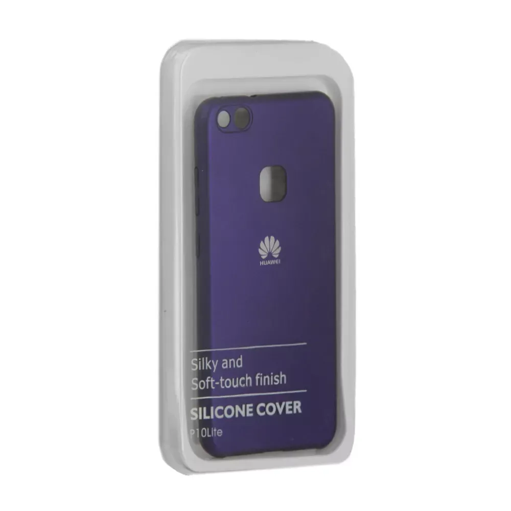 Original Silicone Case Huawei Y5 2017 — Violet - фото 3