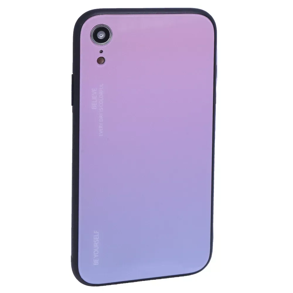 Gradient Glass Case iPhone Xr — Powder — Различные Apple iPhone Xr