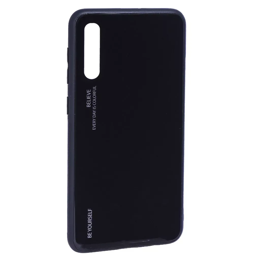 Gradient Glass Case Samsung A50 2019 — Black — Различные Samsung A50 2019(A505)