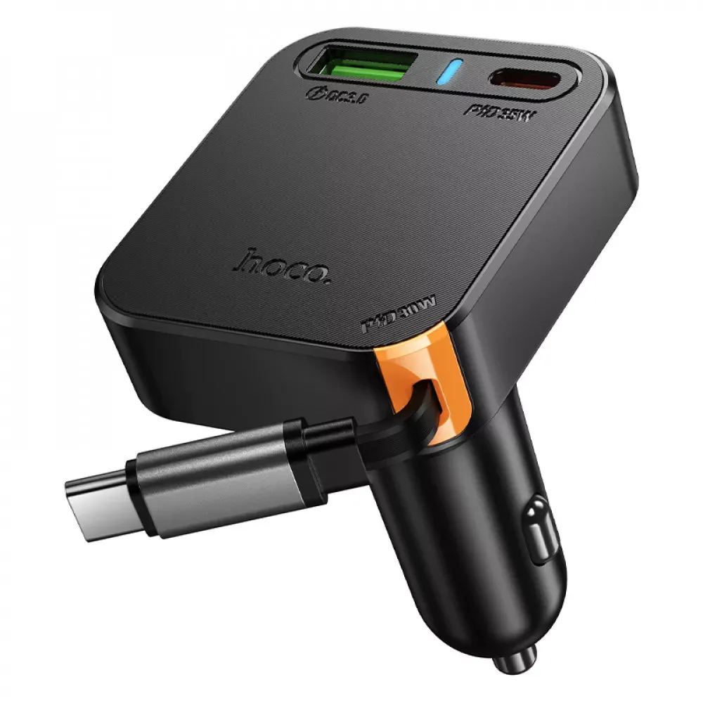 Car Charger | 60W | 2PD | QC3.0 — Hoco NZ18 — Hoco