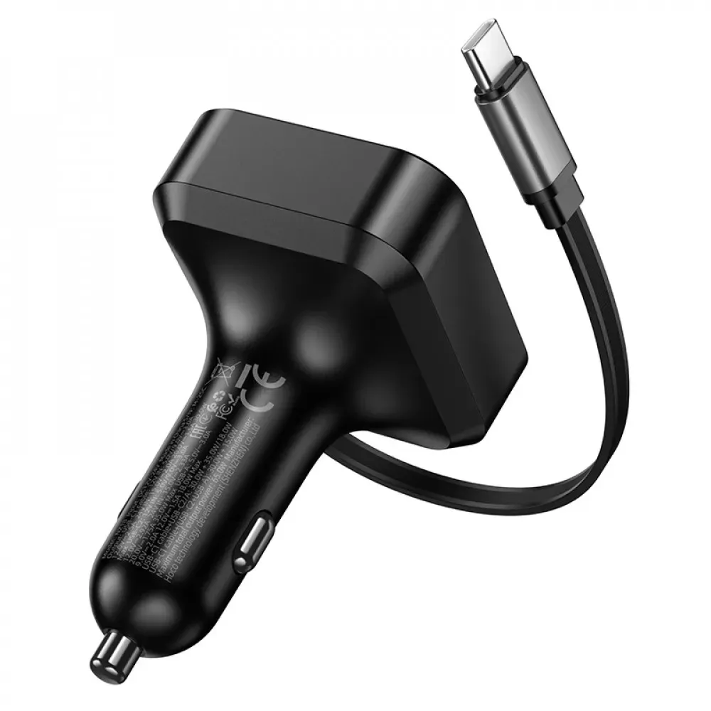 Car Charger | 60W | 2PD | QC3.0 — Hoco NZ18 - фото 7