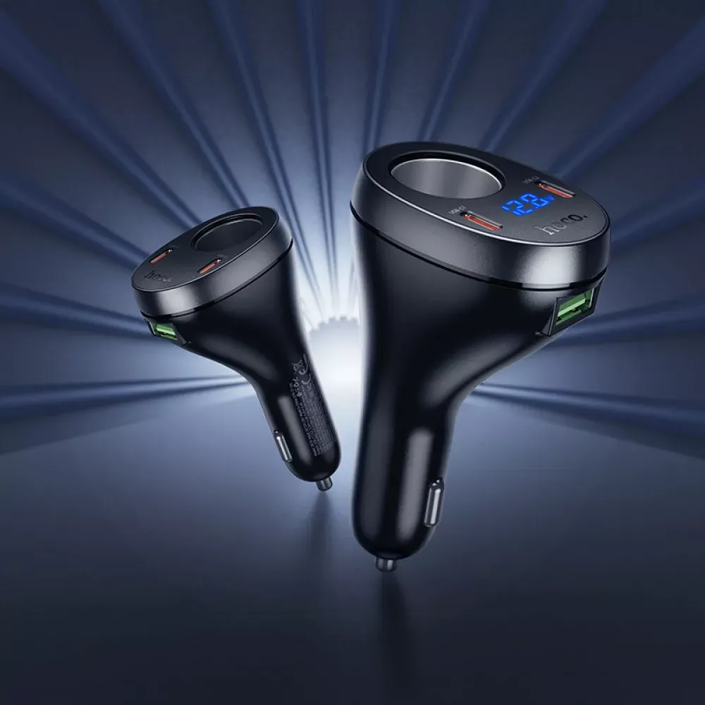 Car Charger | 60W | 2PD | QC3.0 — Hoco Z61A - фото 6