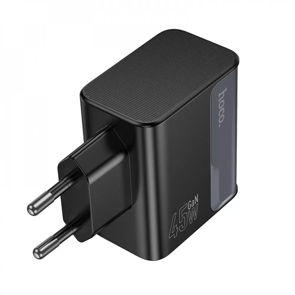 Home Charger 70W 2PD QC 3.0 Hoco CS75A — Black - фото 5