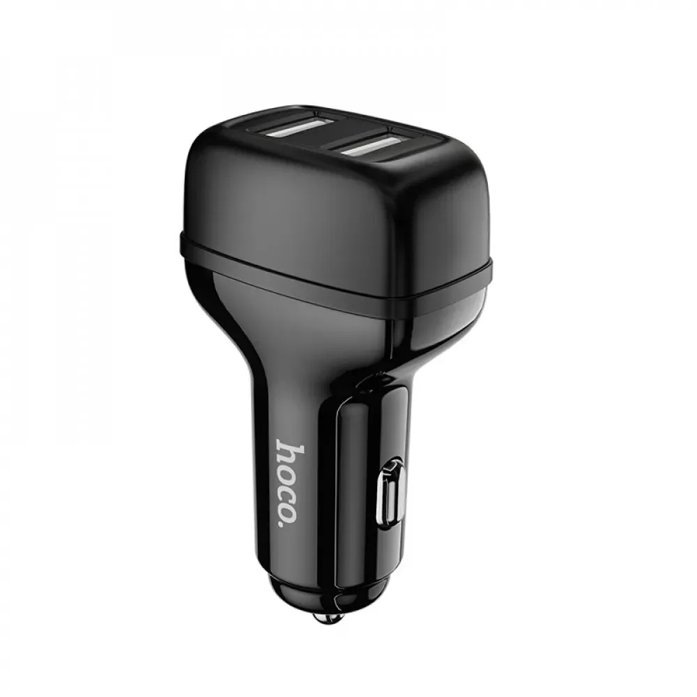 Car Charger 2.4A 2U Hoco Z36 — Black — Hoco