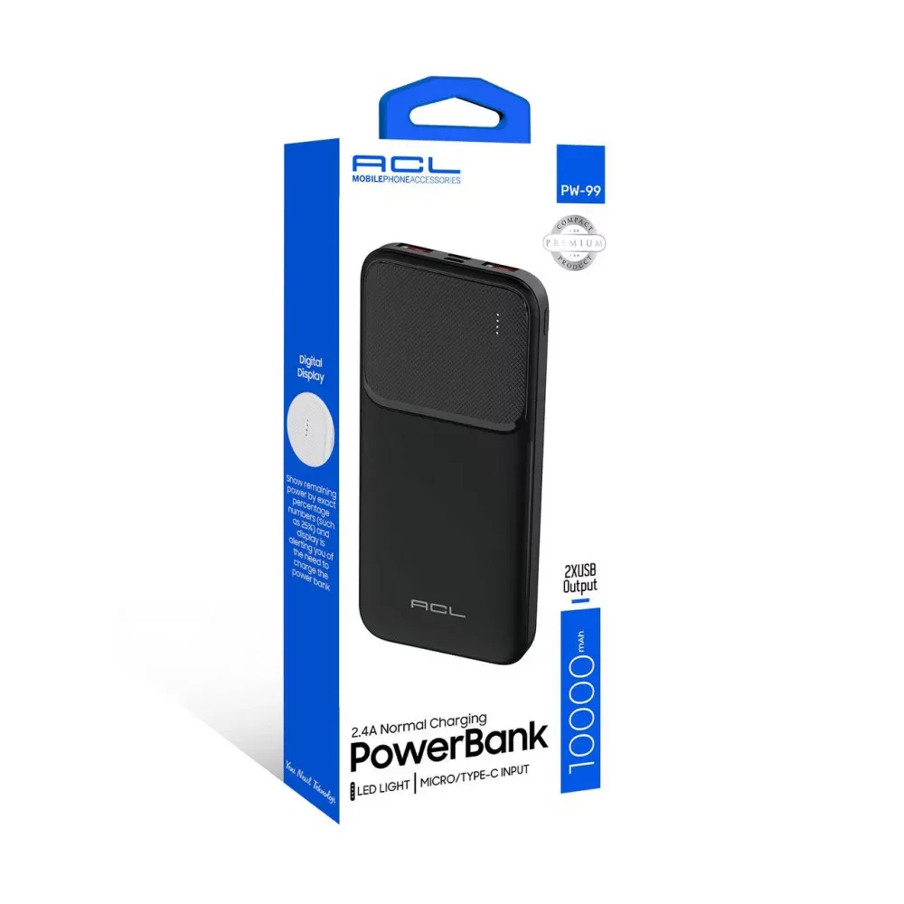 Power Bank 10000mAh ACL PW-99 - фото 3