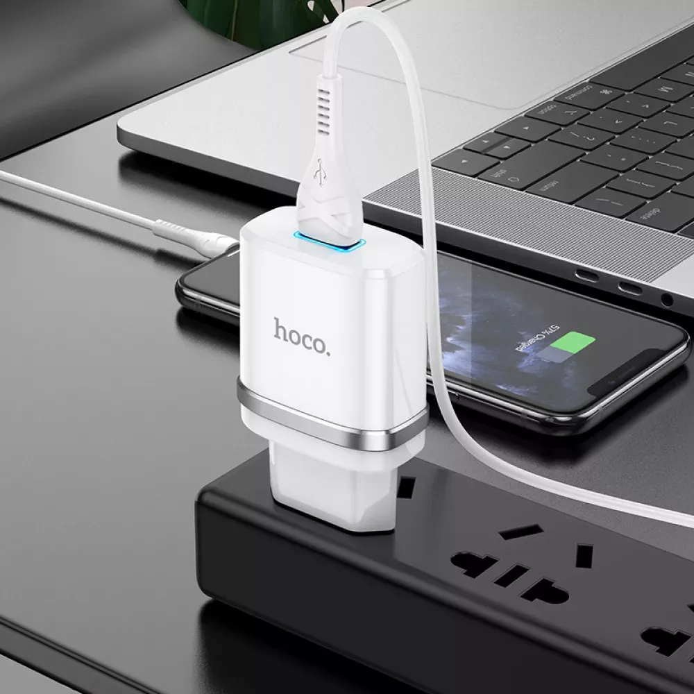 Home Charger 2.4A 1U Hoco N1 — Black - фото 7