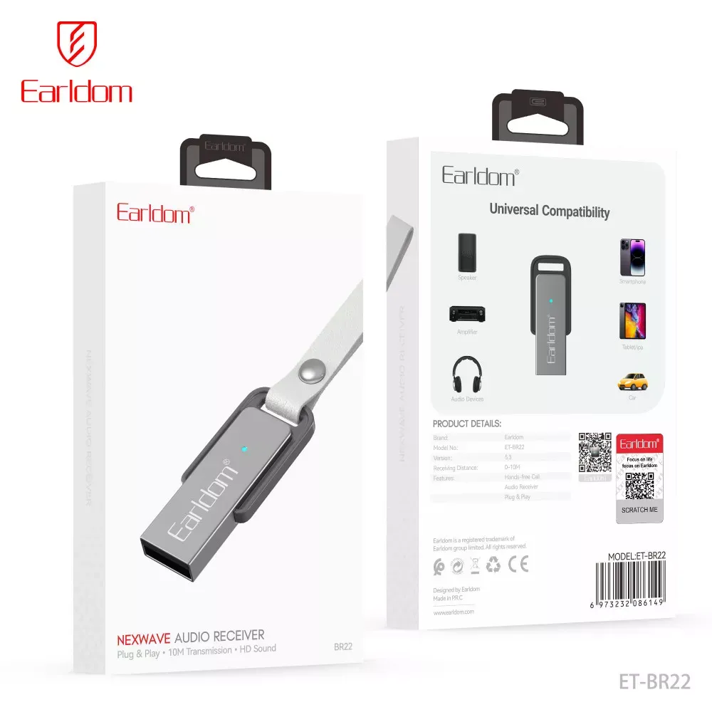 Bluetooth Audio Receiver Earldom ET-BR22 - фото 3