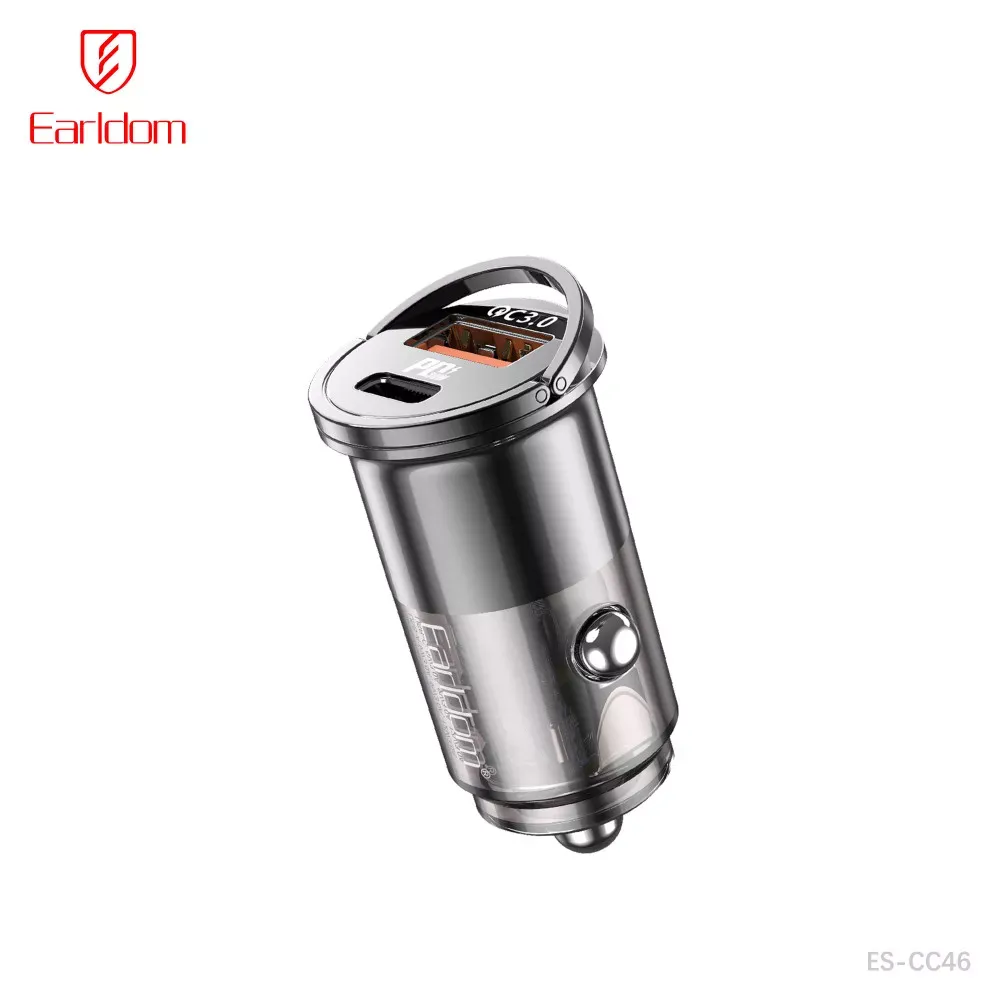 Car Charger 2.4A 1U 1C Earldom ES-CC46 — Earldom