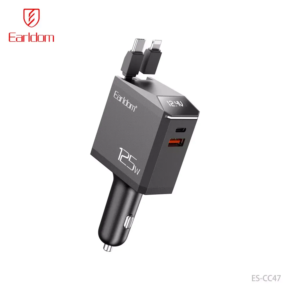 Car Charger 2.4A 1U 1C Earldom ES-CC47 — Earldom