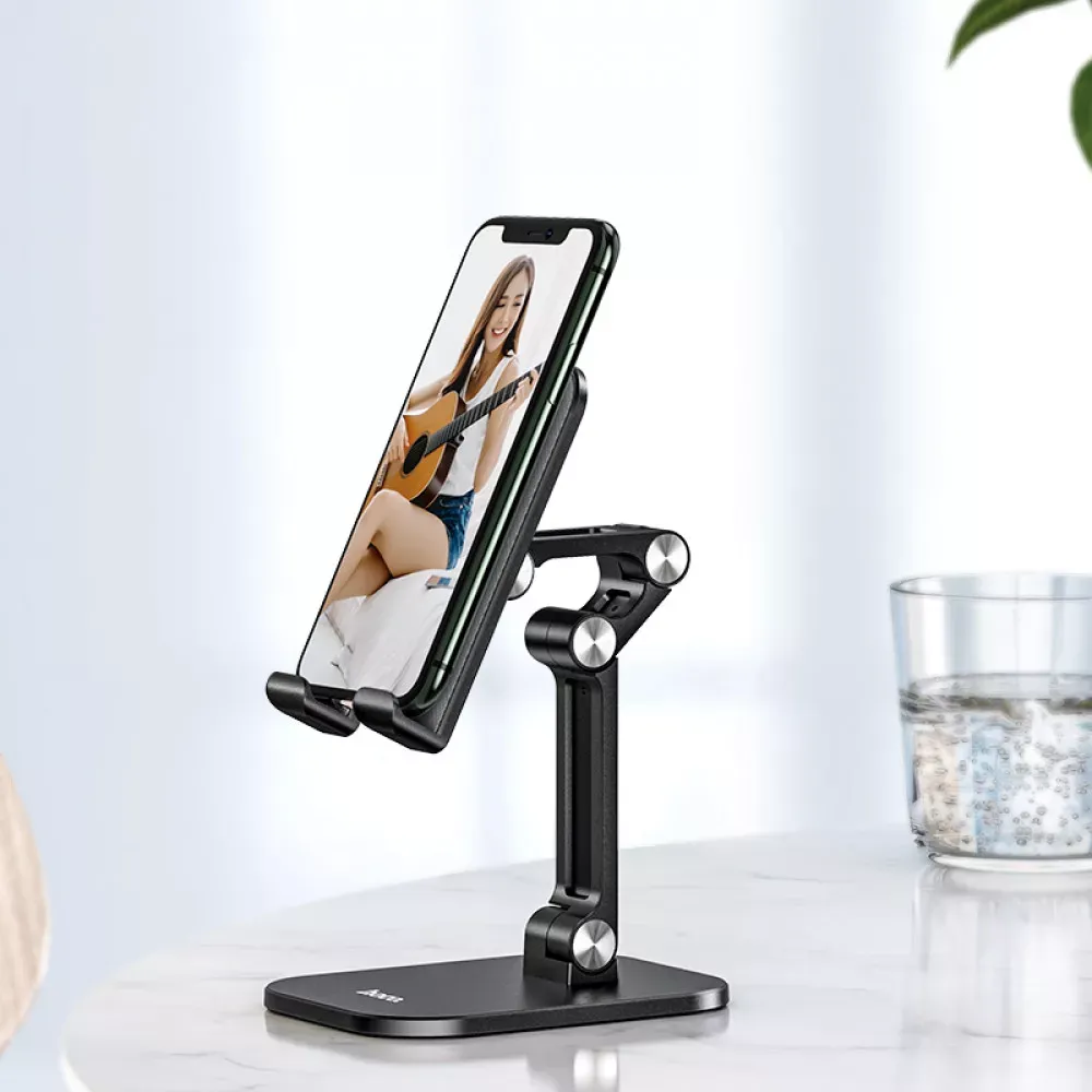 Holder Hoco PH34 Excelente double folding desktop stand — Black - фото 6