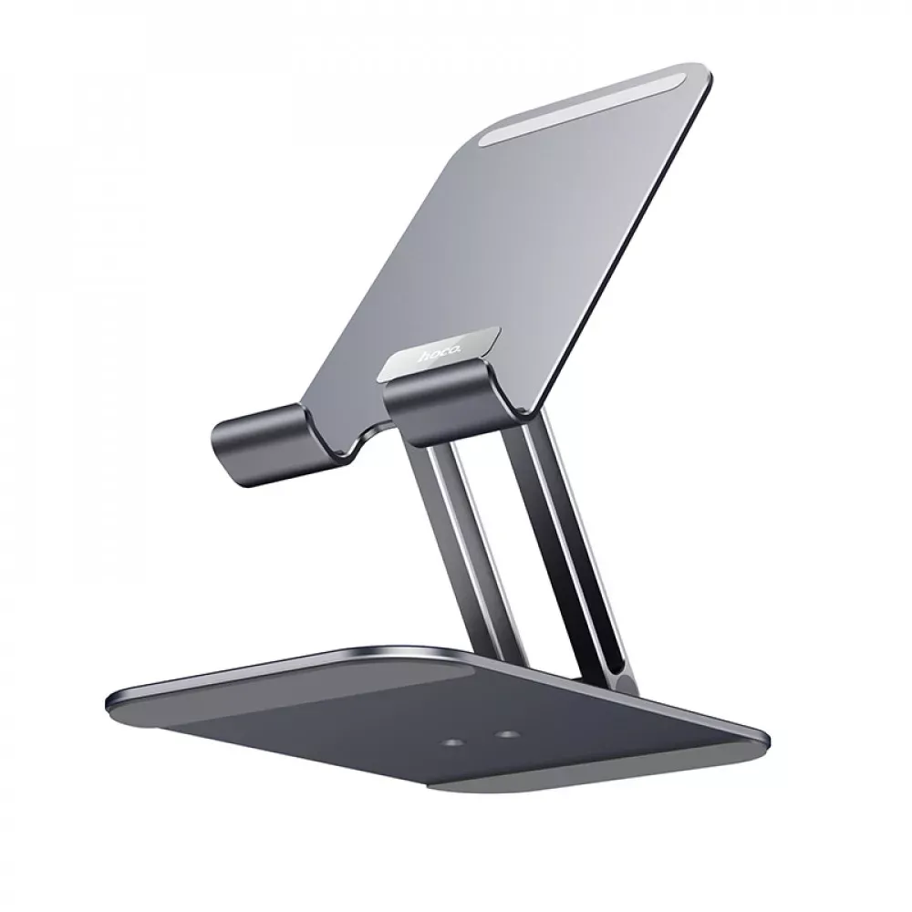 Holder — Hoco PH50 Ivey folding rotatable desktop holder — white - фото 6