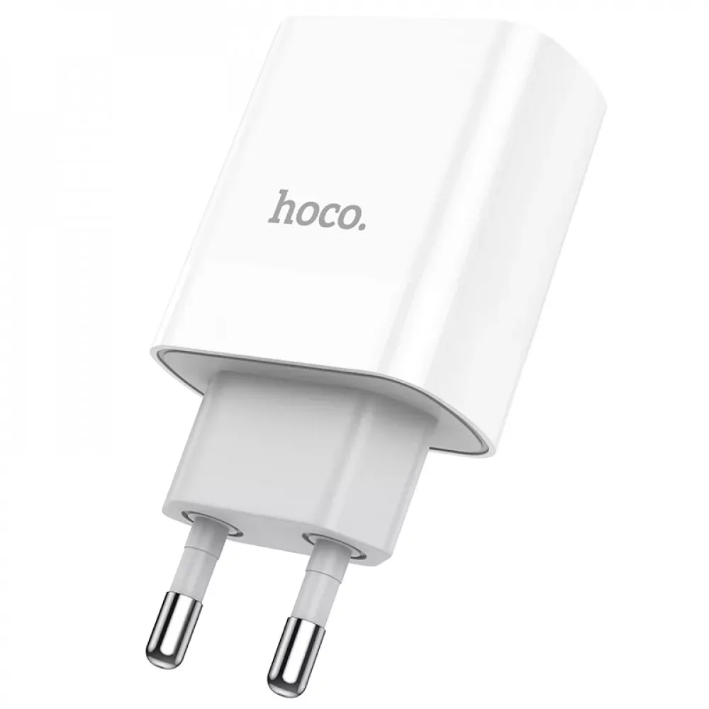 Home Charger 20W PD QC3.0 Hoco C80A — White - фото 4