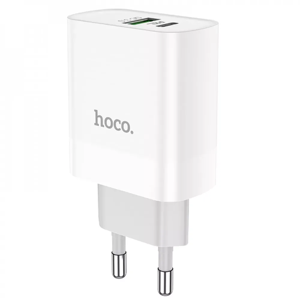 Home Charger 20W PD QC3.0 Hoco C80A — White - фото 5