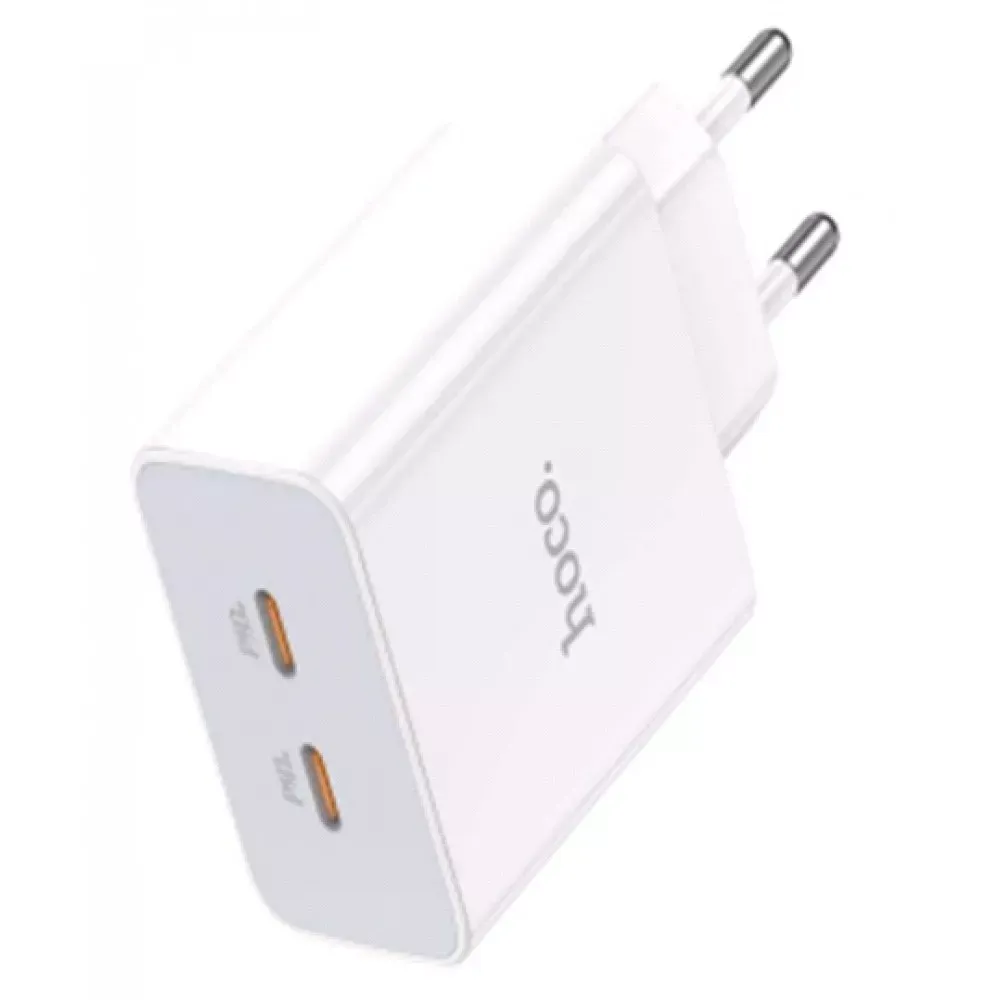 Home Charger 35W 2 PD QC3.0 Hoco C108A — White — фото 4