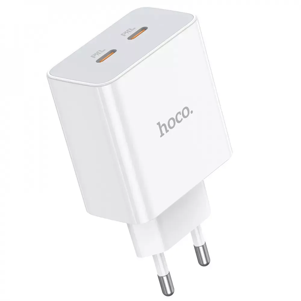 Home Charger 35W 2 PD QC3.0 Hoco C108A — White — фото 6