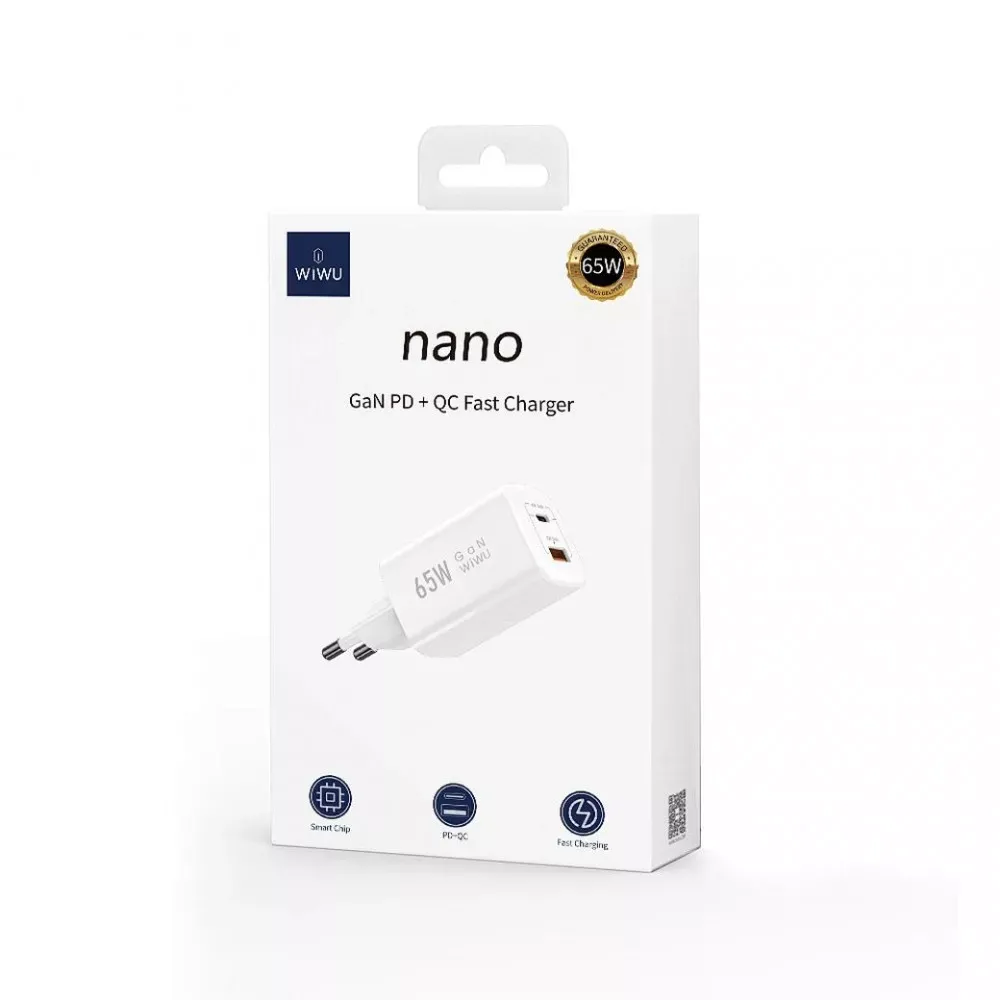 Home Charger 65W 1U 1C Wiwu Wi-U012 EU — фото 3