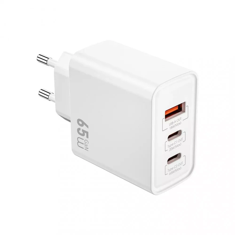 Home Charger 65W 1U 2C Wiwu Wi-G005 EU — фото 4