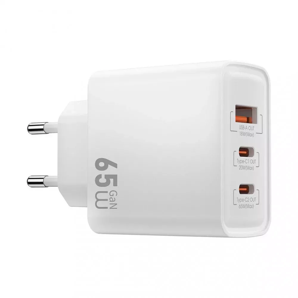 Home Charger 65W 1U 2C Wiwu Wi-G005 EU — фото 5