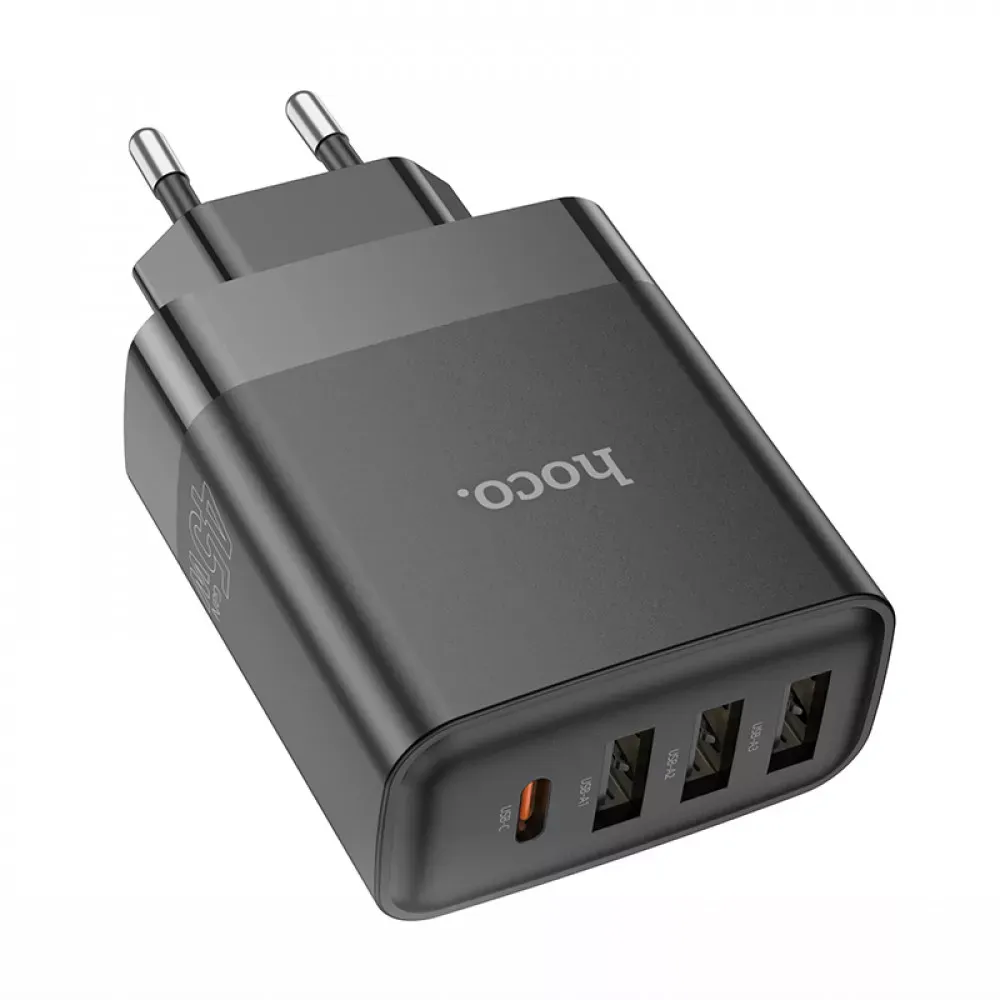 Home Charger | 45W | PD | QC3.0 — Hoco C127A __ — Black — фото 4