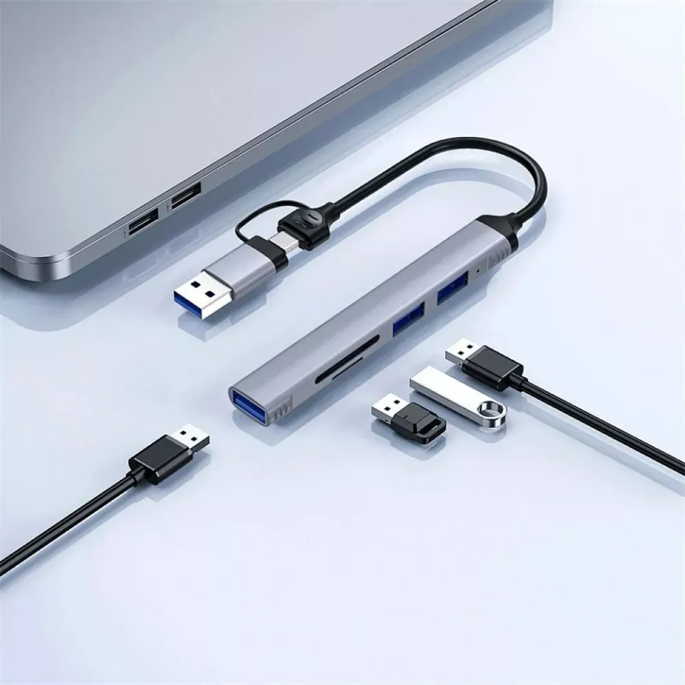 HUB USB C 5 in 1 — WiWU ZOLO Wi-HB003 — фото 4