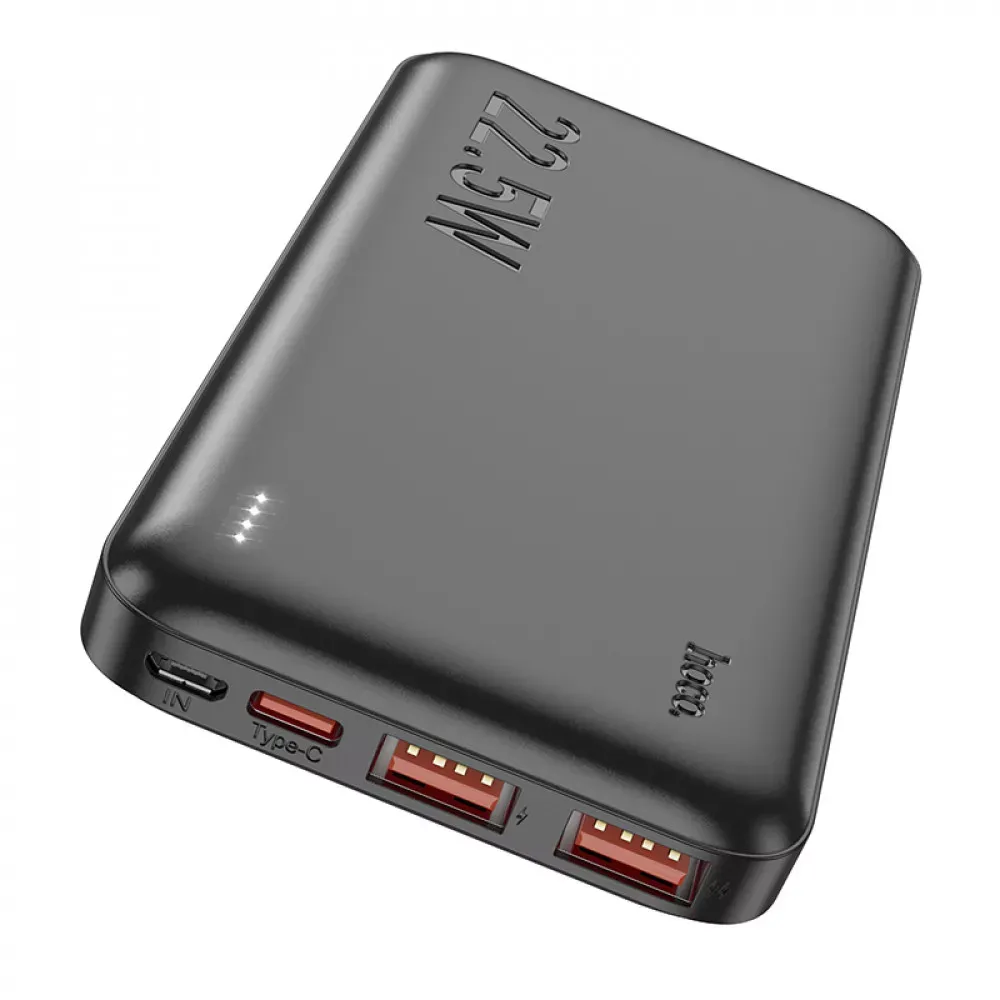 Power Bank 10000 mAh | 22.5W — Hoco J101 — Black — фото 4