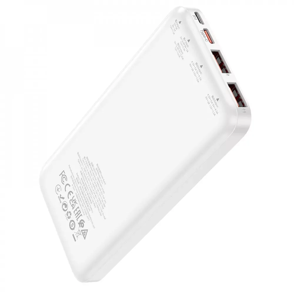 Power Bank 10000 mAh | 22.5W — Hoco J101 — White - фото 5